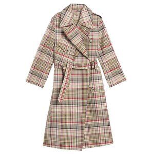 NWT Burberry Check Runway Rain Trench Coat – Iconic Heritage Style